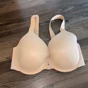 SPANX Bra 34DD Tan Beige Front Closure